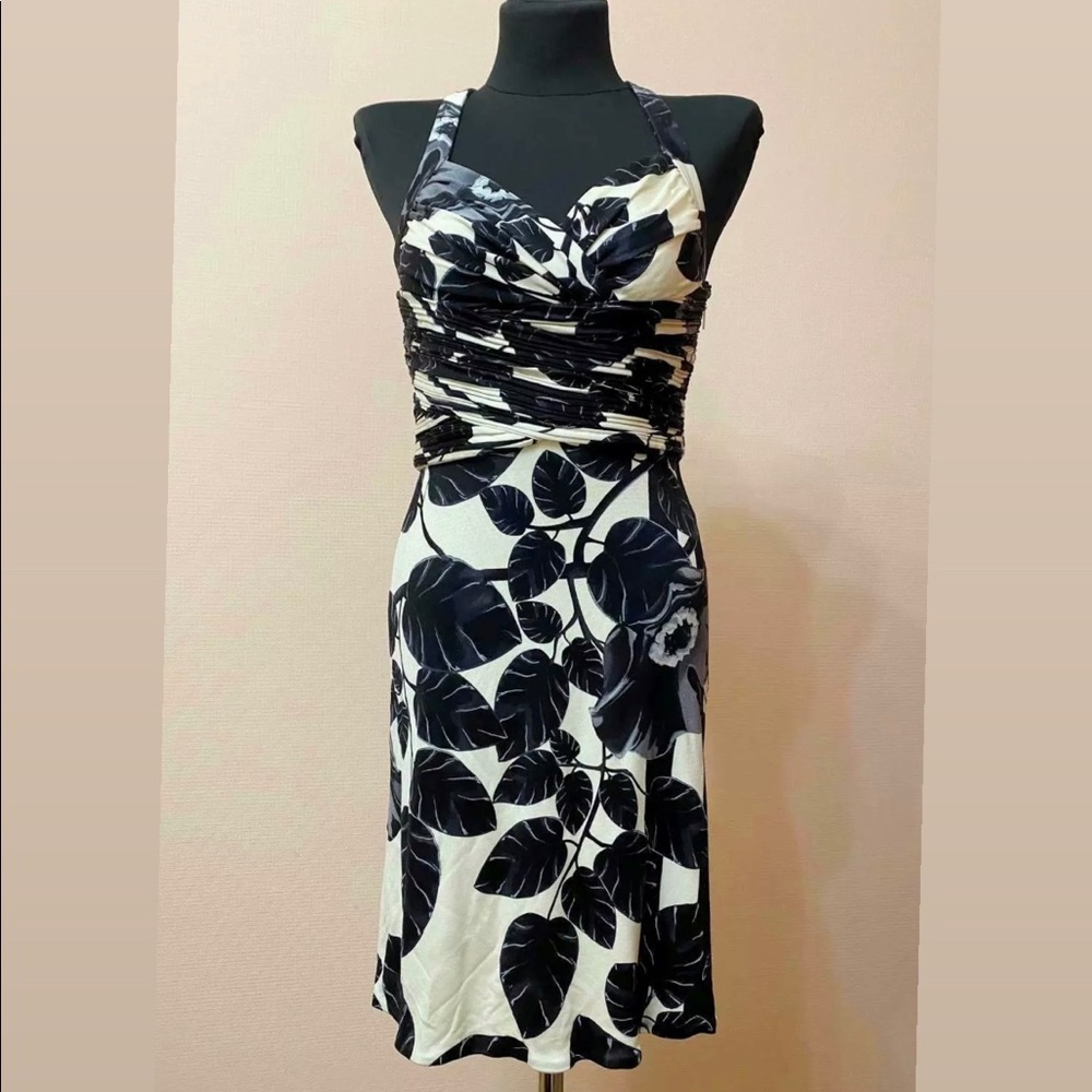 Gorgeous Vintage Gianni Versace Womens Floral Print Dress Size38